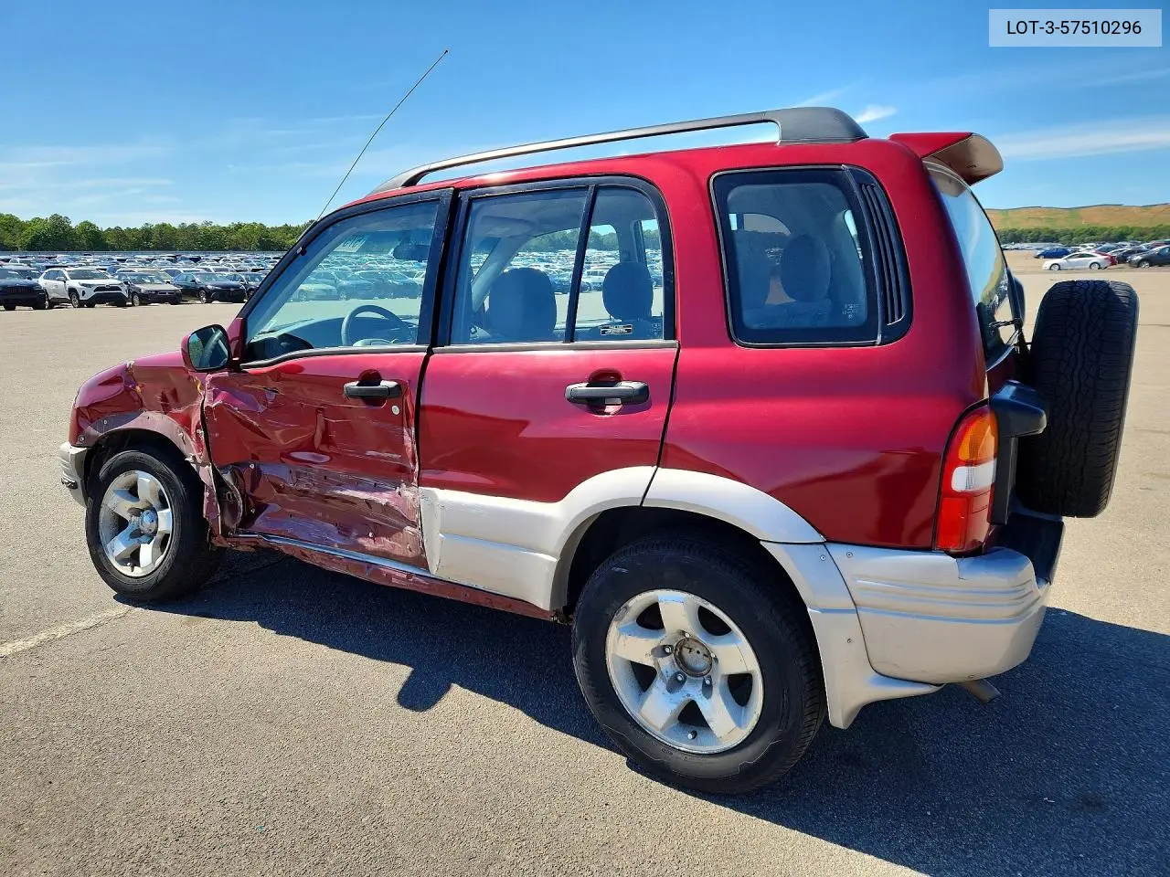 2000 SUZUKI VITARA VIN JS3TD62V3Y4129367 — фото 2