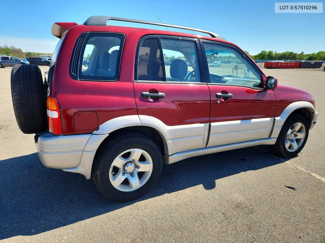 2000 SUZUKI VITARA VIN JS3TD62V3Y4129367 — фото 3