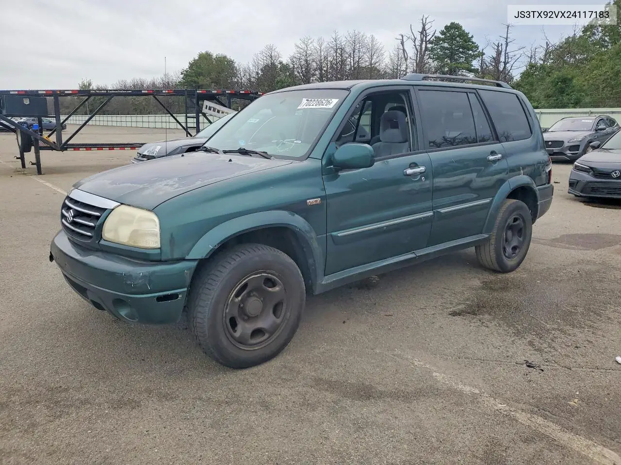 SUZUKI XL7 2002, VIN JS3TX92VX24117183