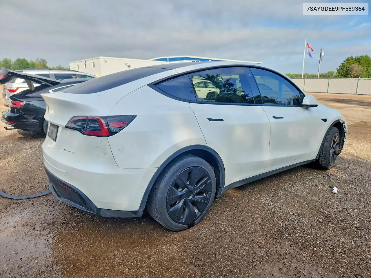 2023 TESLA MODEL Y VIN 7SAYGDEE9PF589364 — фото 3