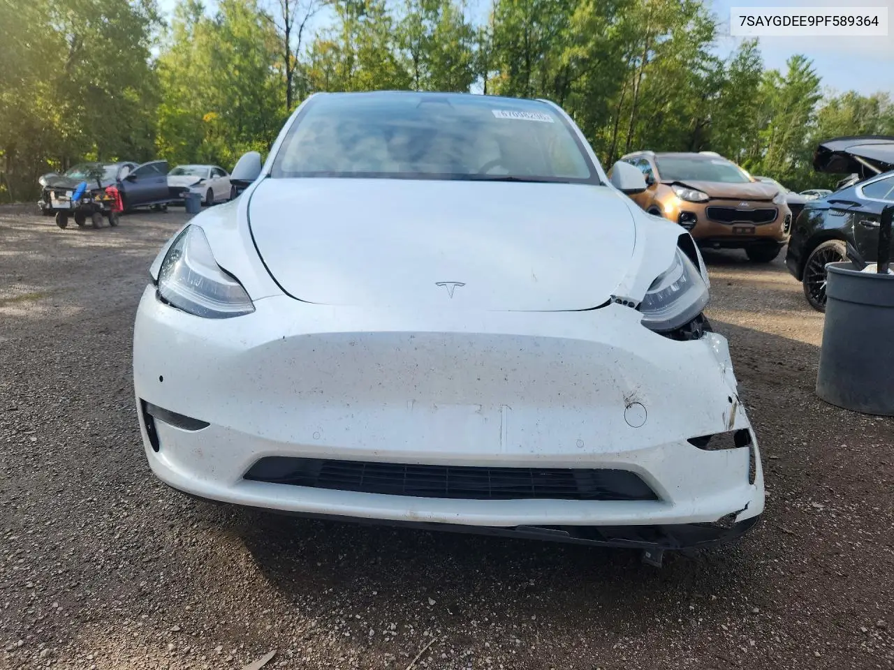 2023 TESLA MODEL Y VIN 7SAYGDEE9PF589364 — фото 5