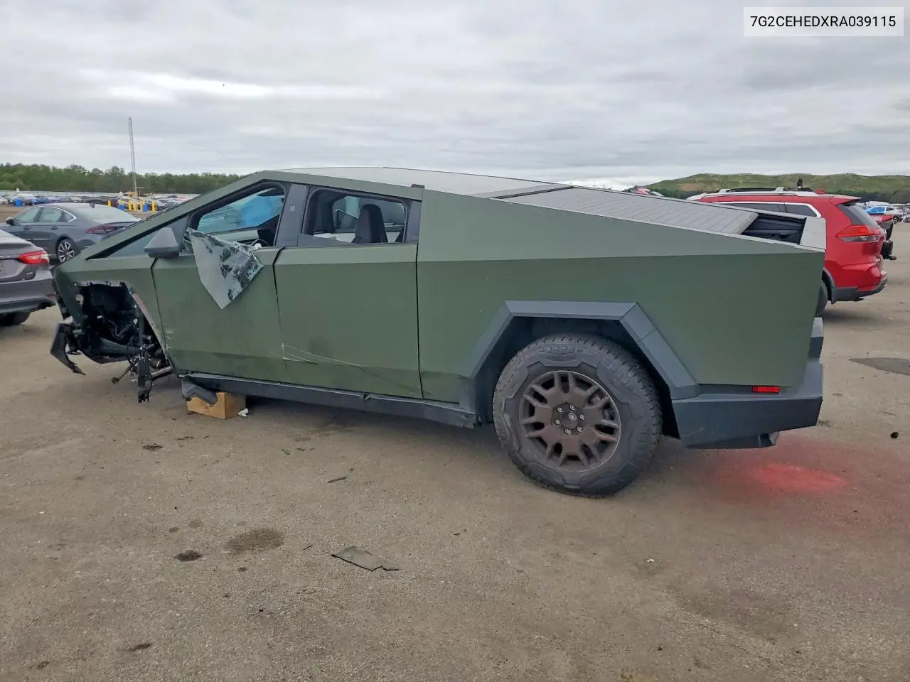 2024 TESLA CYBERTRUCK VIN 7G2CEHEDXRA039115 — фото 2