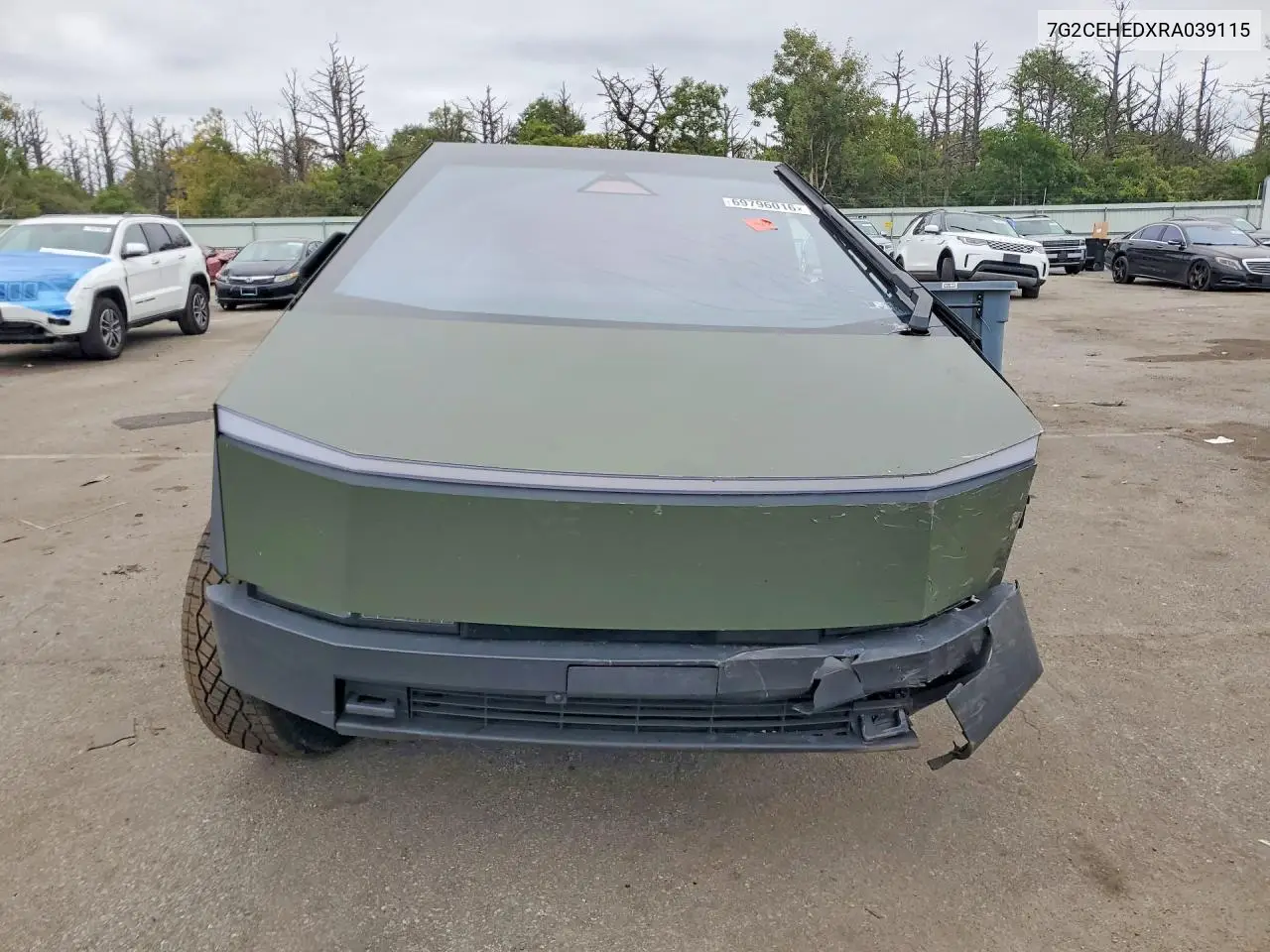 2024 TESLA CYBERTRUCK VIN 7G2CEHEDXRA039115 — фото 5