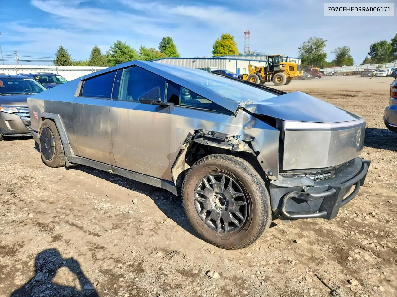 2024 TESLA CYBERTRUCK VIN 7G2CEHED9RA006171 — фото 4