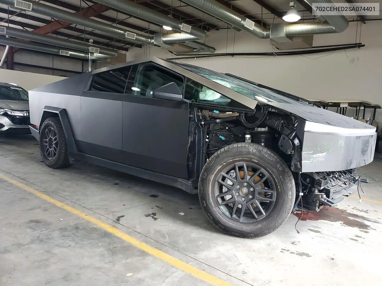 2025 TESLA CYBERTRUCK VIN 7G2CEHED2SA074401 — фото 4