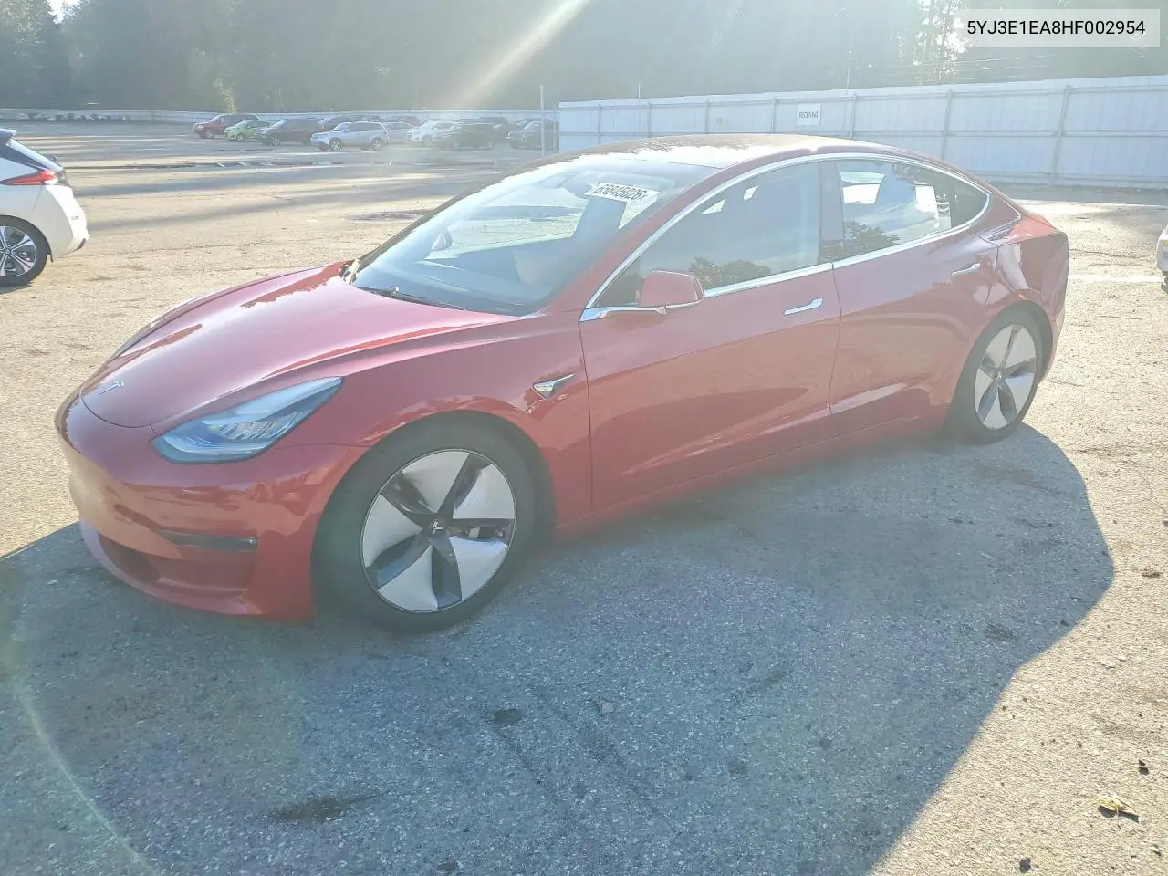 TESLA MODEL 3 2017, VIN 5YJ3E1EA8HF002954