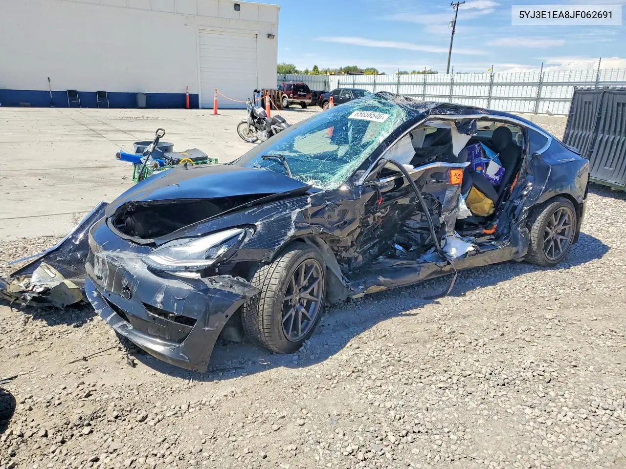 TESLA MODEL 3 2018, VIN 5YJ3E1EA8JF062691
