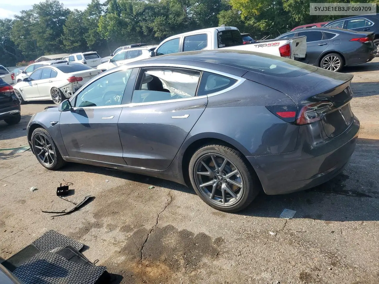 2018 TESLA MODEL 3 VIN 5YJ3E1EB3JF089709 — фото 2