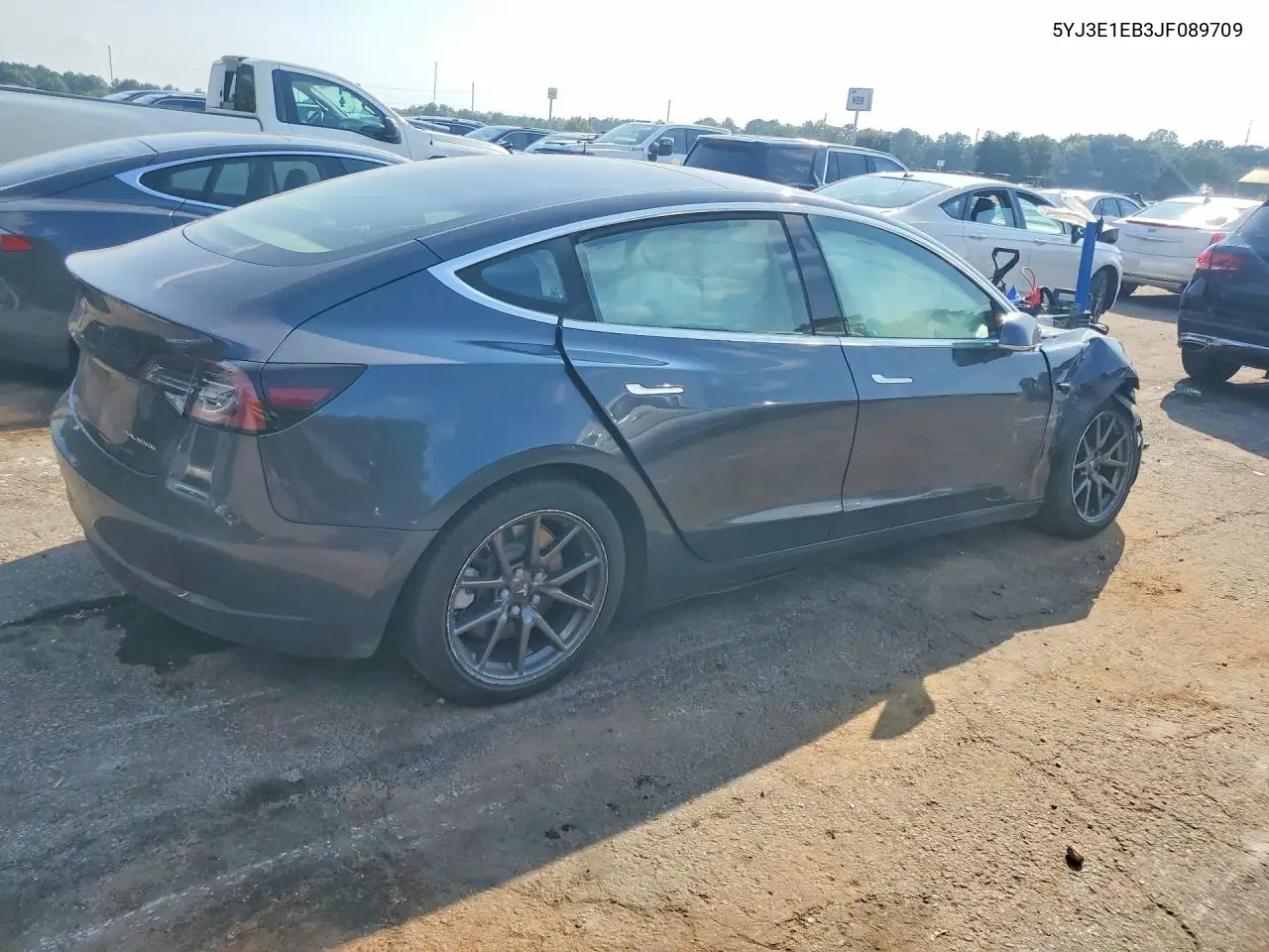 2018 TESLA MODEL 3 VIN 5YJ3E1EB3JF089709 — фото 3