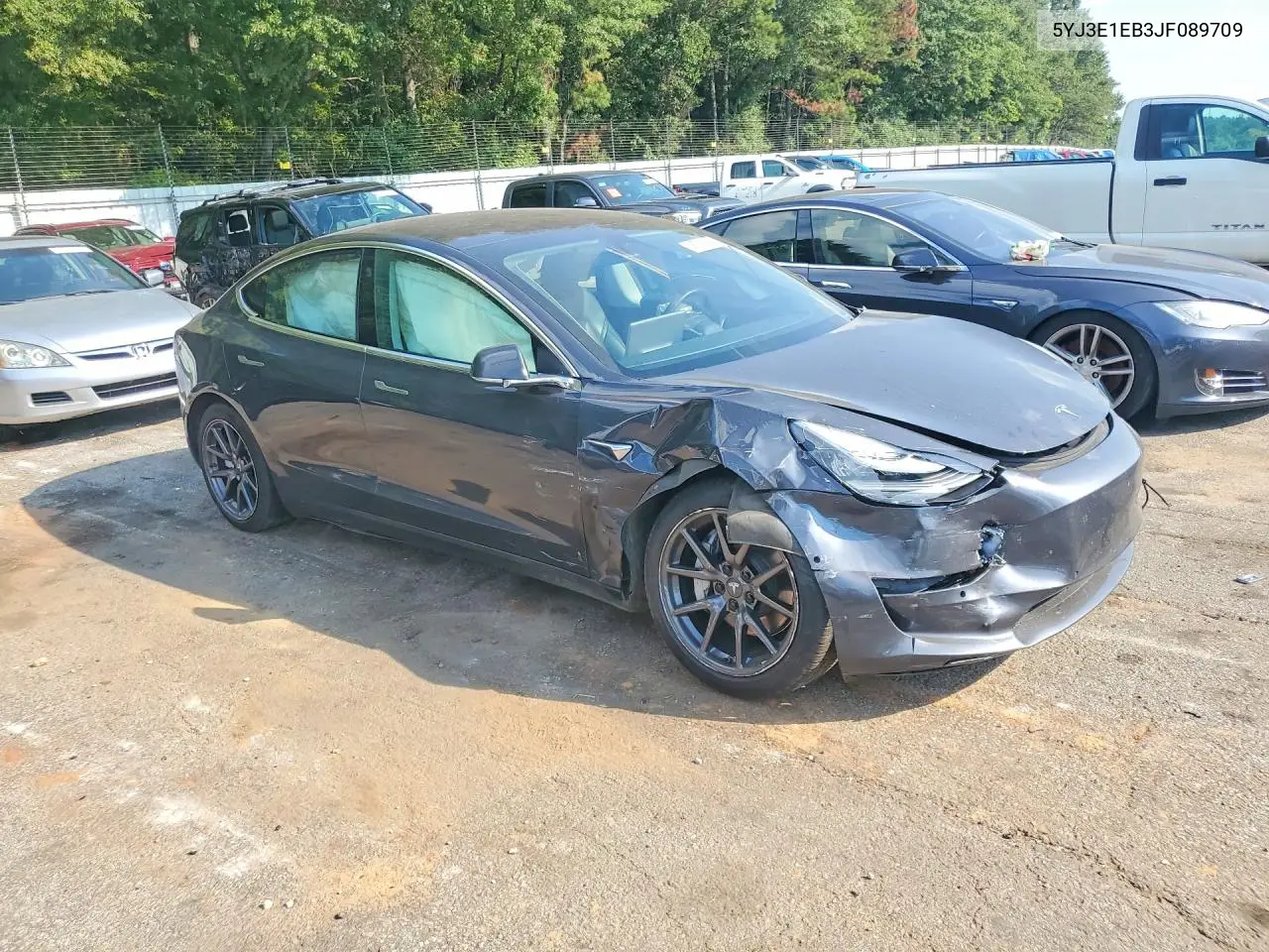 2018 TESLA MODEL 3 VIN 5YJ3E1EB3JF089709 — фото 4