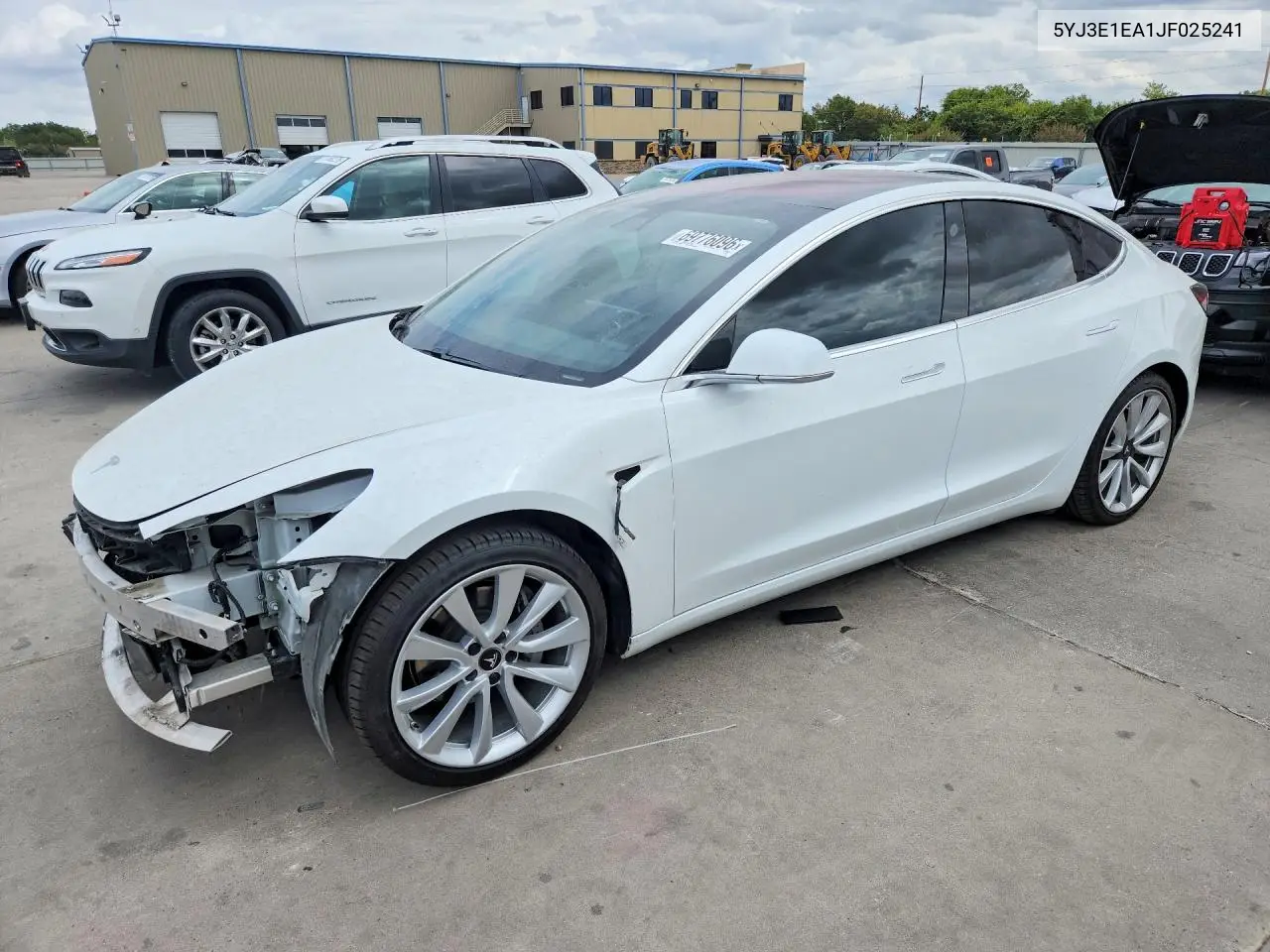 TESLA MODEL 3 2018, VIN 5YJ3E1EA1JF025241