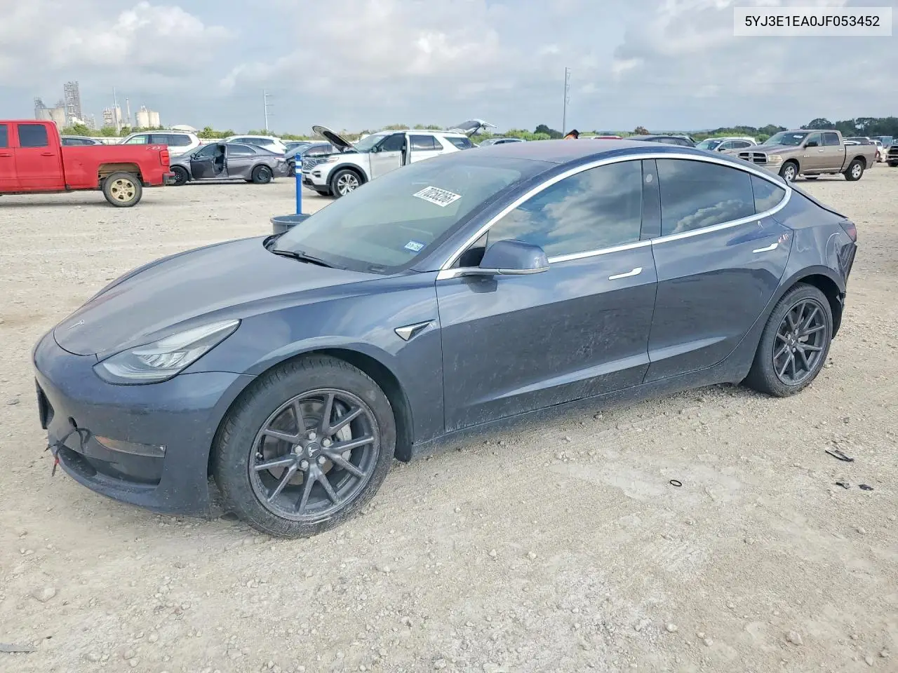 TESLA MODEL 3 2018, VIN 5YJ3E1EA0JF053452