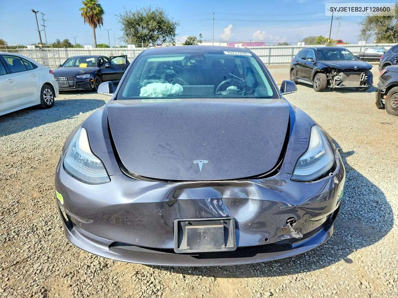 2018 TESLA MODEL 3 VIN 5YJ3E1EB2JF128600 — фото 5