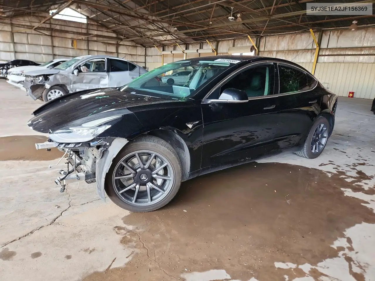 TESLA MODEL 3 2018, VIN 5YJ3E1EA2JF156369