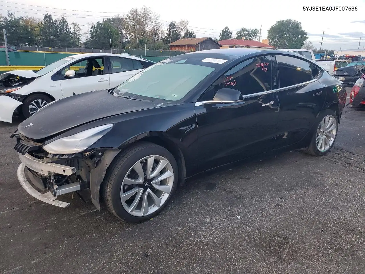 TESLA MODEL 3 2018, VIN 5YJ3E1EA0JF007636