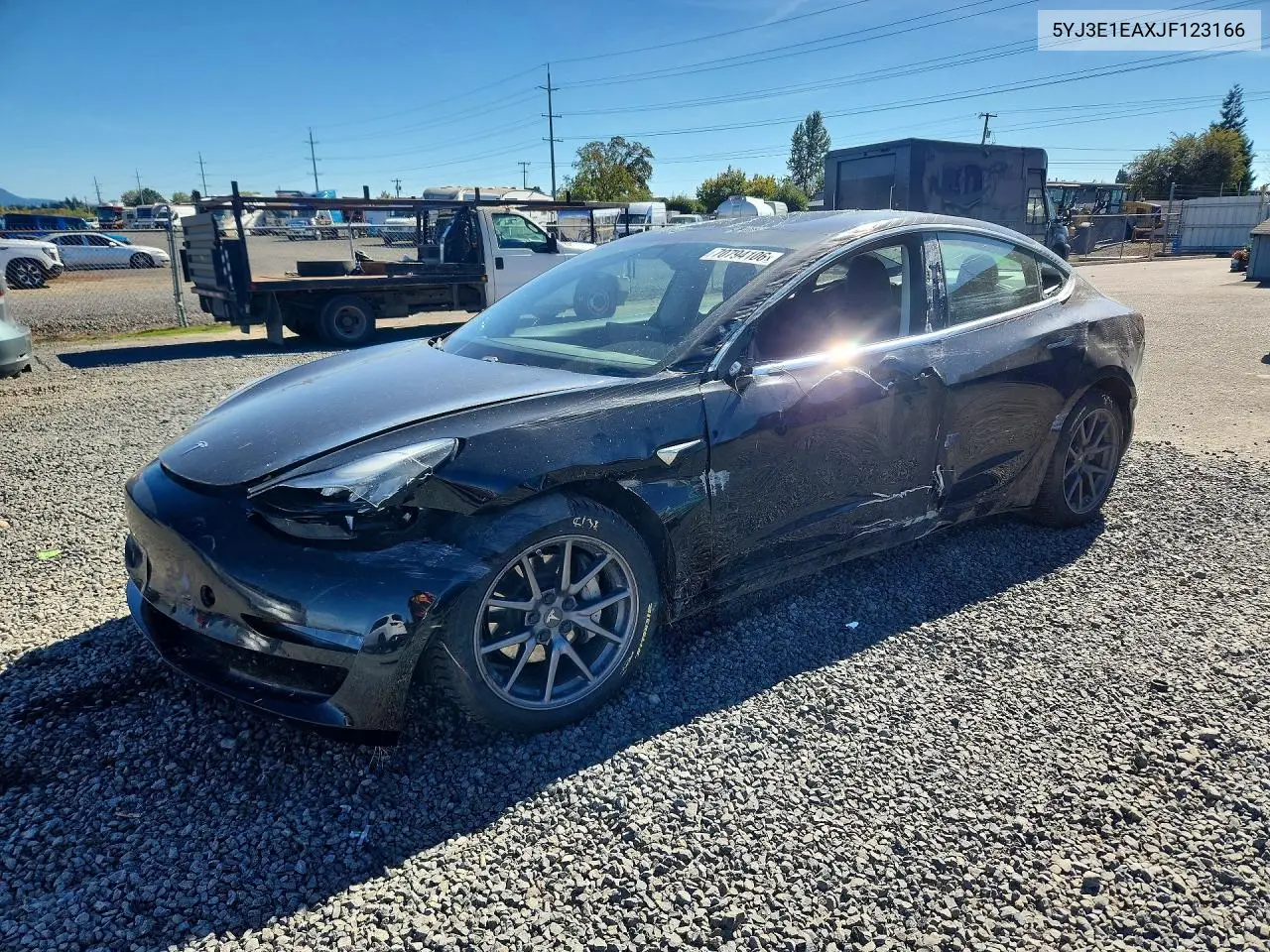 TESLA MODEL 3 2018, VIN 5YJ3E1EAXJF123166