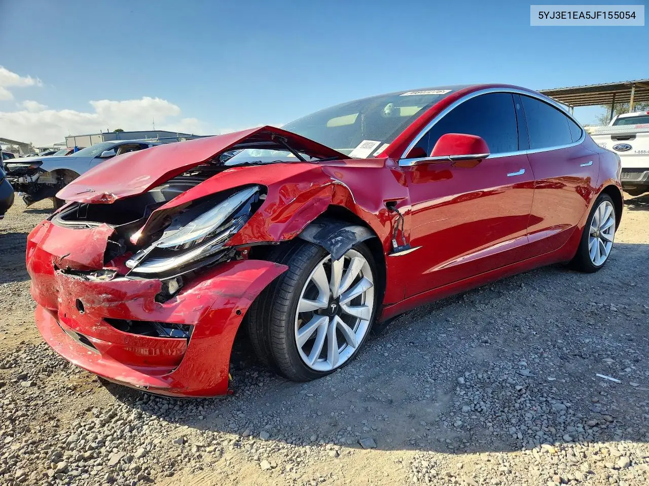 TESLA MODEL 3 2018, VIN 5YJ3E1EA5JF155054