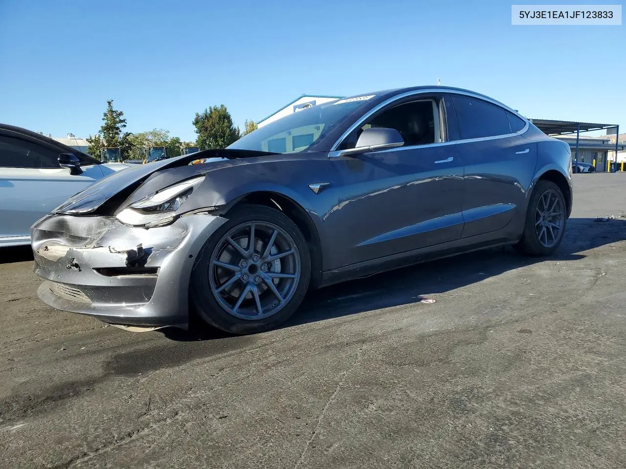 TESLA MODEL 3 2018, VIN 5YJ3E1EA1JF123833