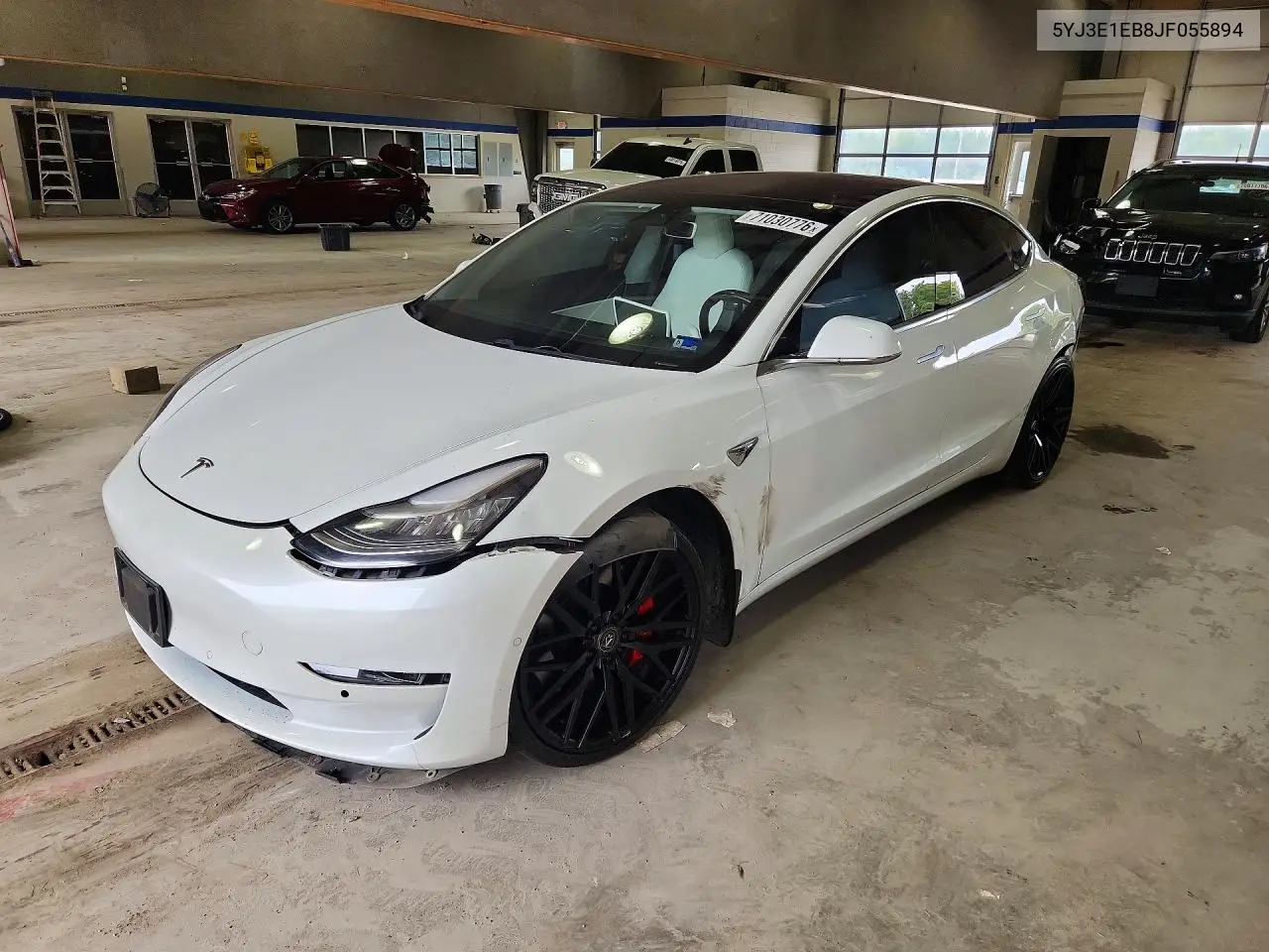 TESLA MODEL 3 2018, VIN 5YJ3E1EB8JF055894