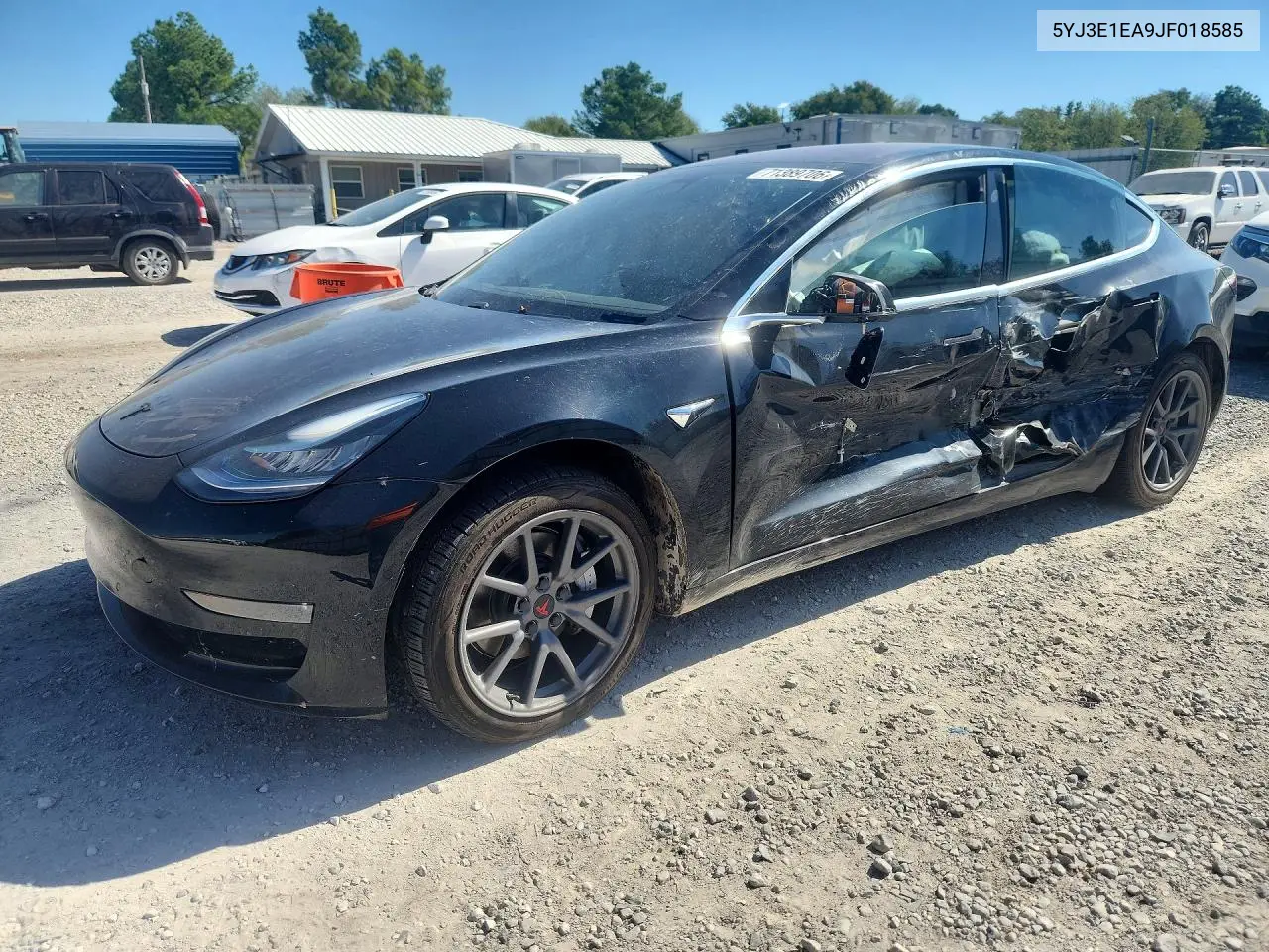 TESLA MODEL 3 2018, VIN 5YJ3E1EA9JF018585