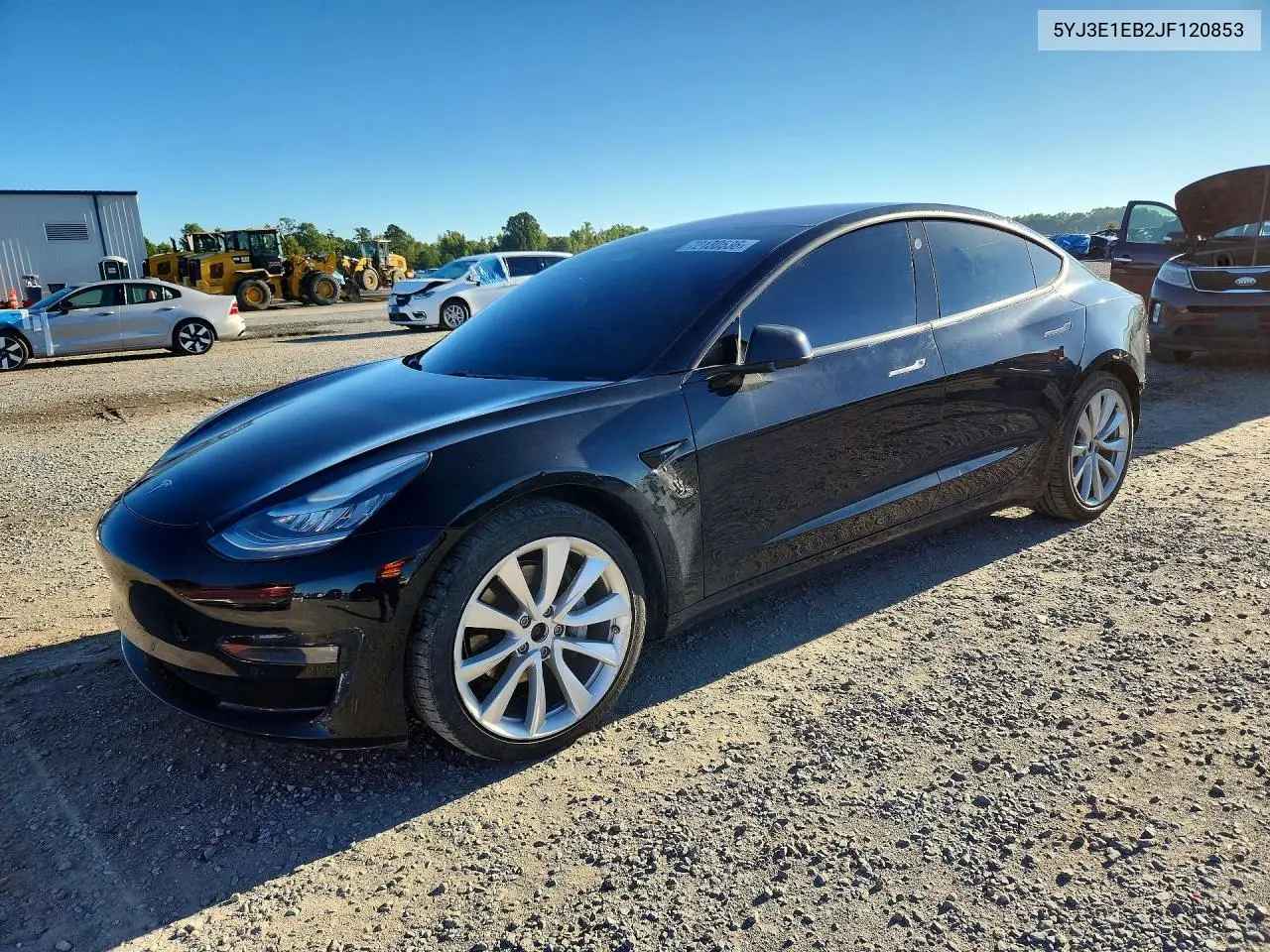 TESLA MODEL 3 2018, VIN 5YJ3E1EB2JF120853
