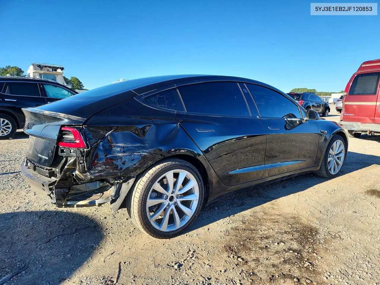 2018 TESLA MODEL 3 VIN 5YJ3E1EB2JF120853 — фото 3