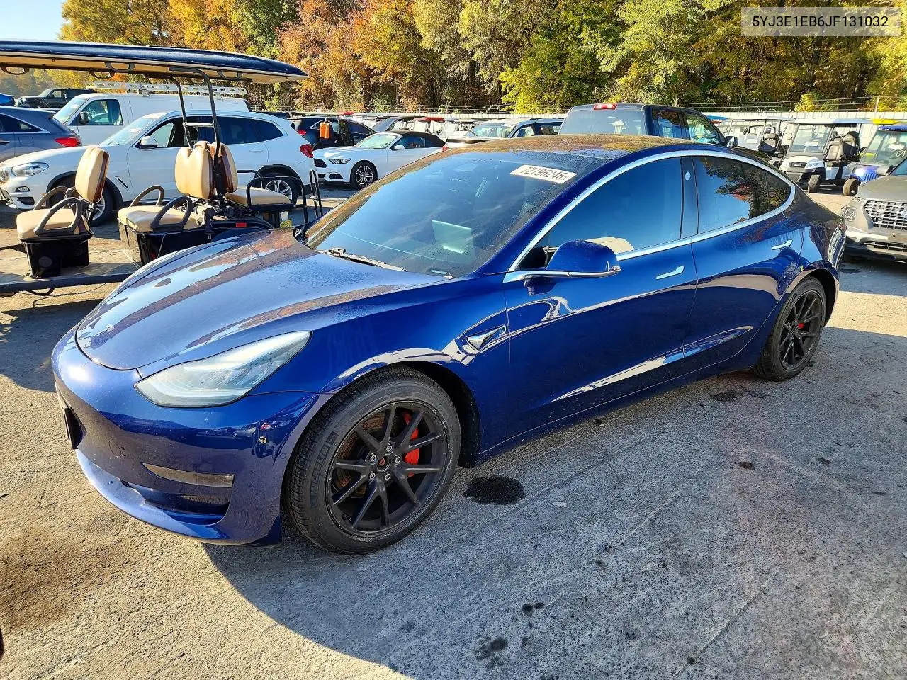 TESLA MODEL 3 2018, VIN 5YJ3E1EB6JF131032