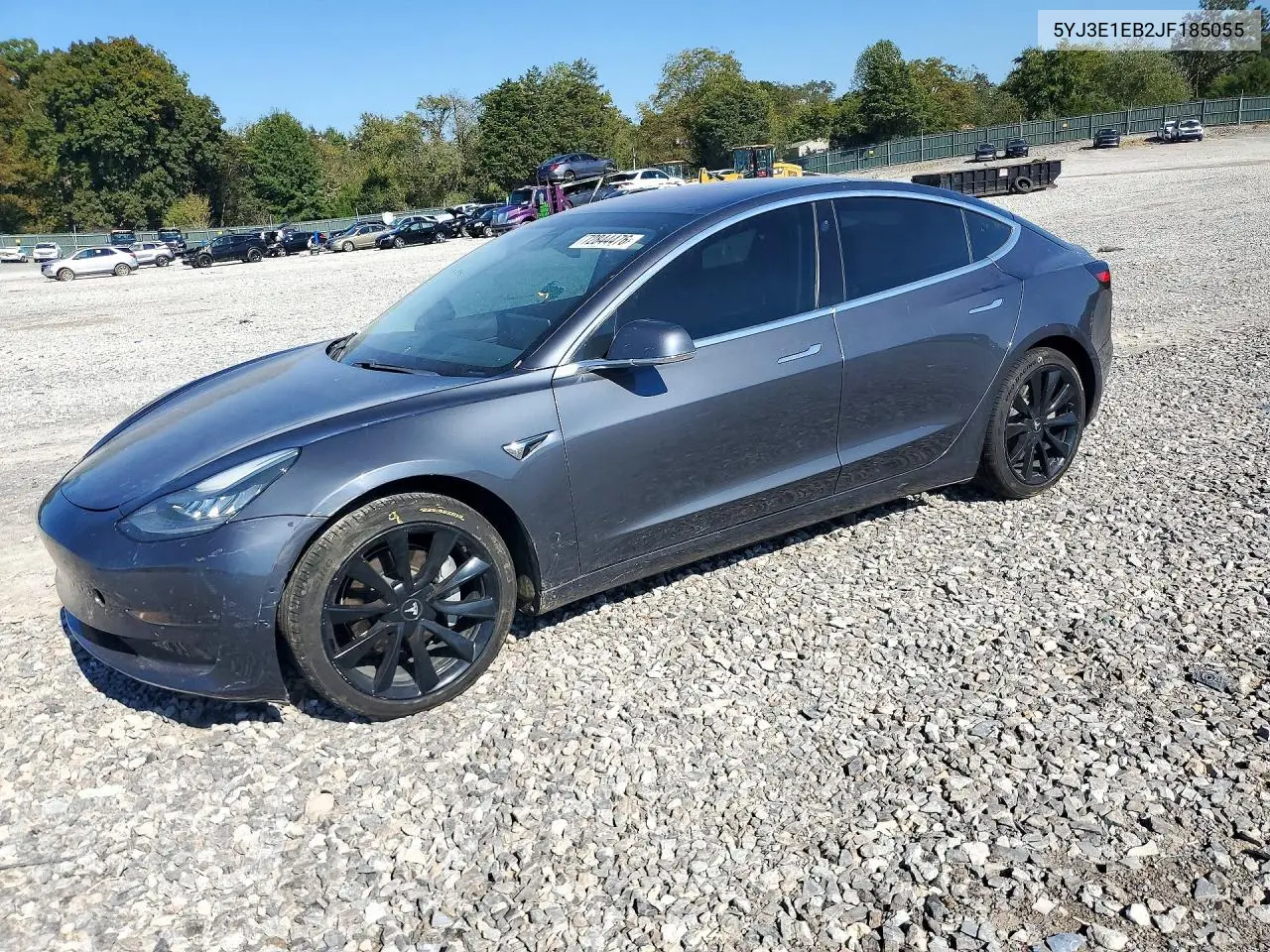 TESLA MODEL 3 2018, VIN 5YJ3E1EB2JF185055