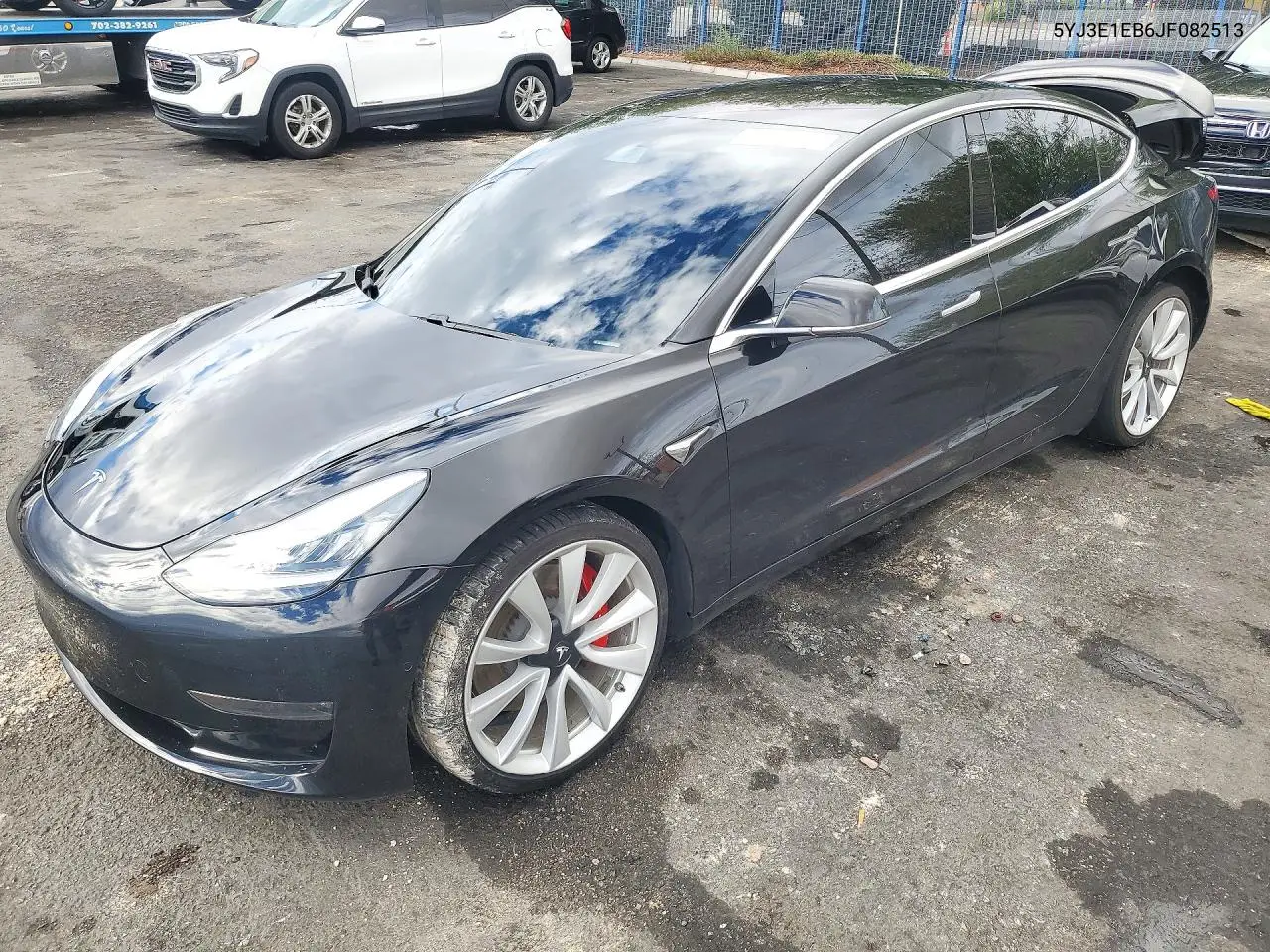 TESLA MODEL 3 2018, VIN 5YJ3E1EB6JF082513
