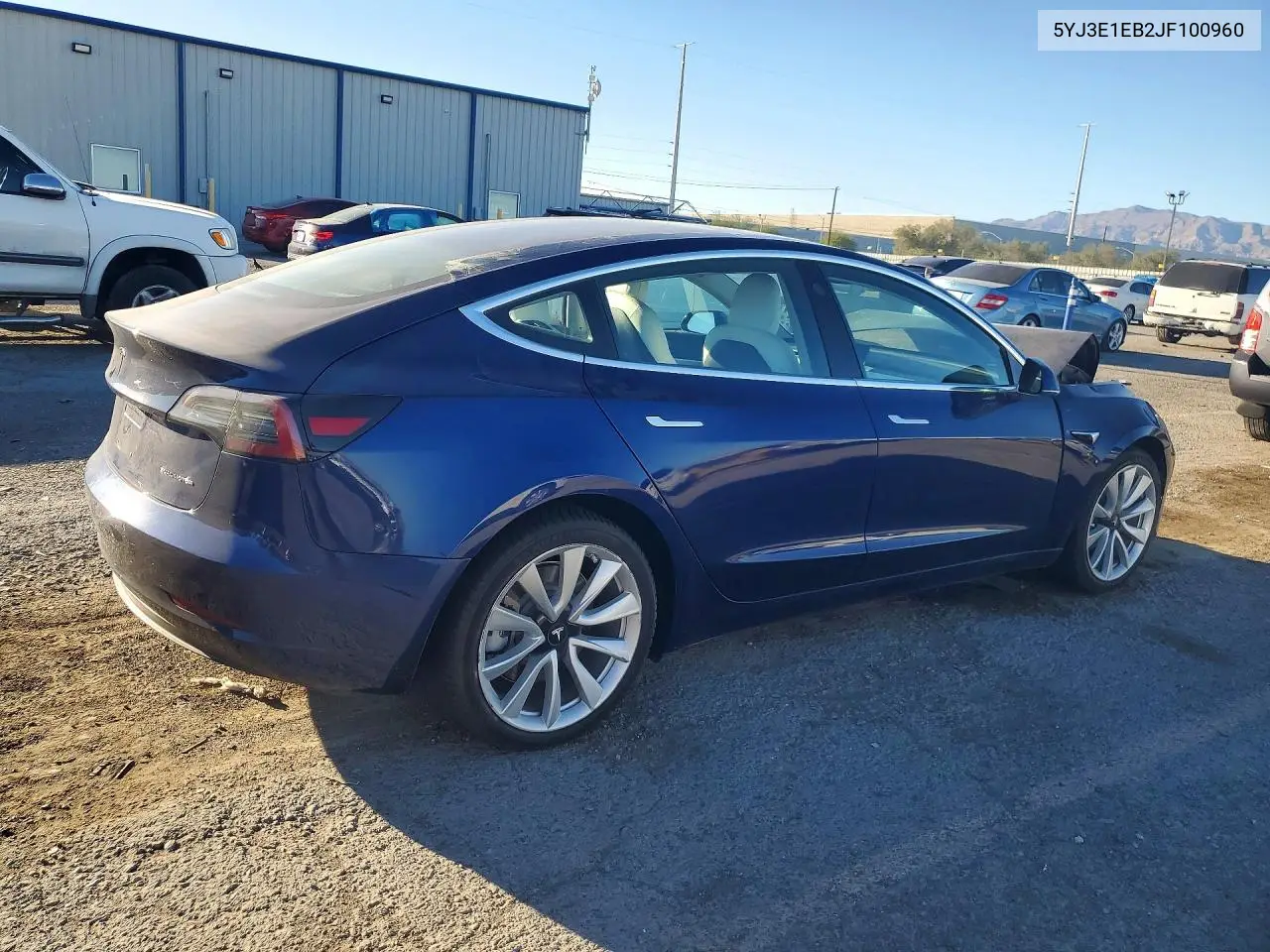 2018 TESLA MODEL 3 VIN 5YJ3E1EB2JF100960 — фото 3