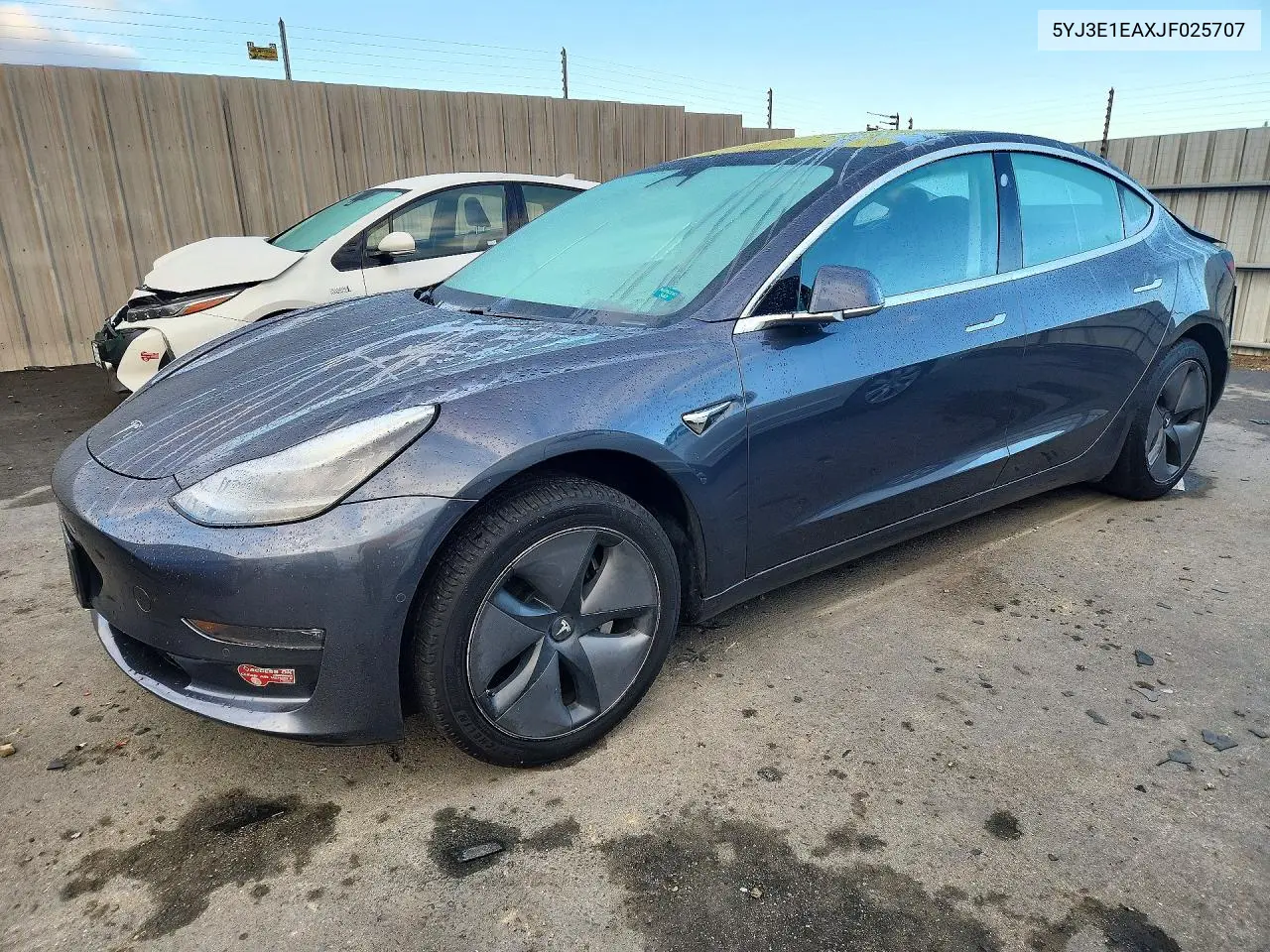 TESLA MODEL 3 2018, VIN 5YJ3E1EAXJF025707