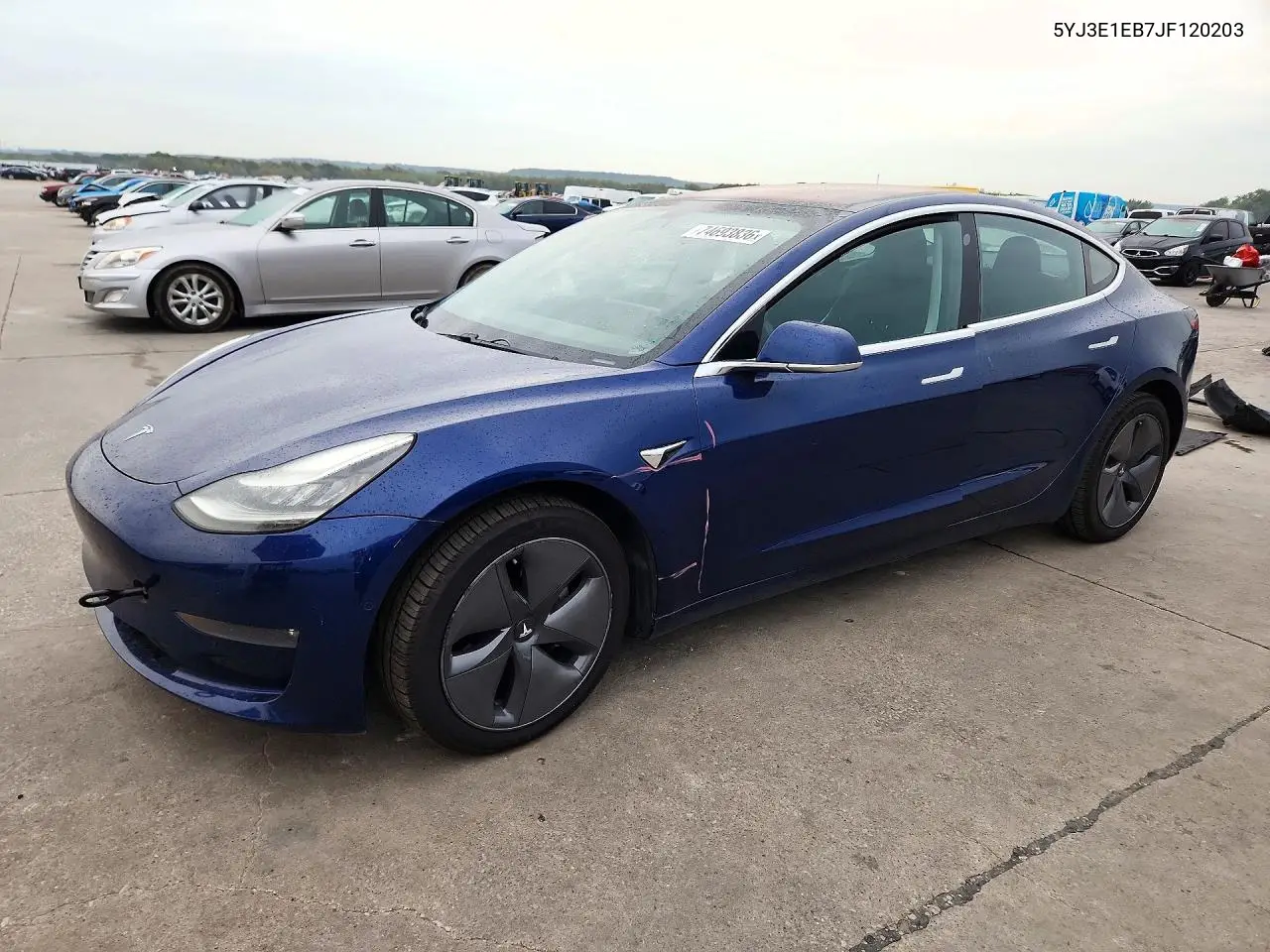 TESLA MODEL 3 2018, VIN 5YJ3E1EB7JF120203