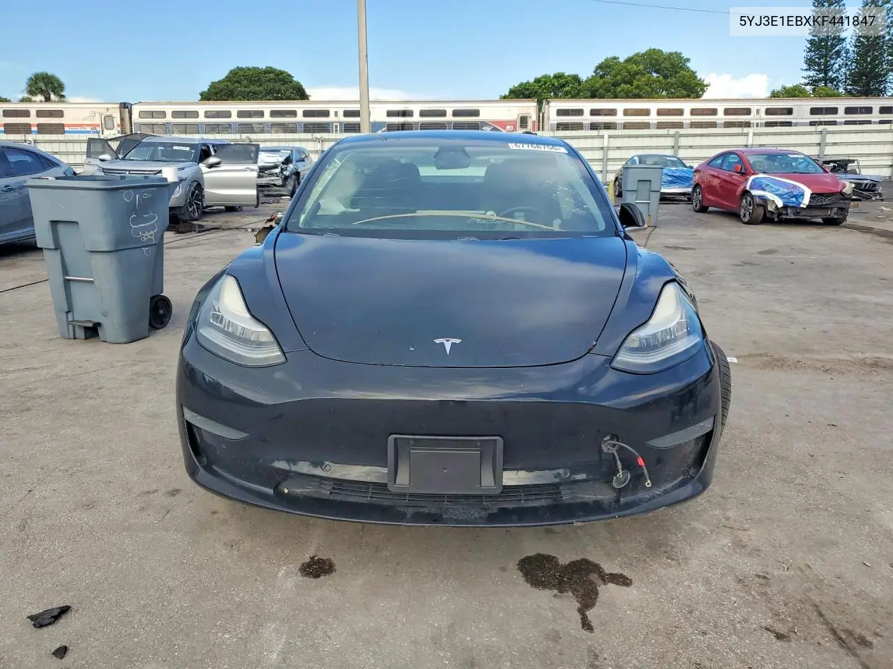2019 TESLA MODEL 3 VIN 5YJ3E1EBXKF441847 — фото 5