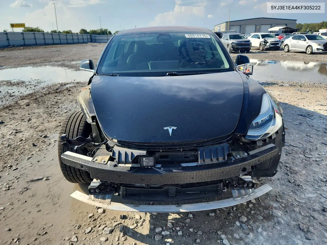 TESLA MODEL 3 2019, VIN 5YJ3E1EA4KF305222