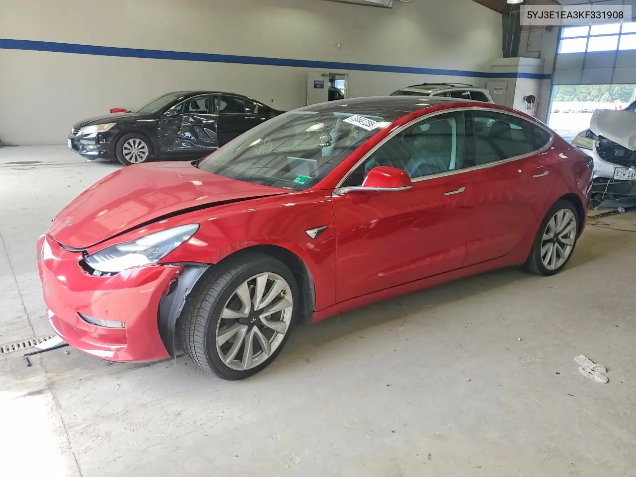 TESLA MODEL 3 2019, VIN 5YJ3E1EA3KF331908