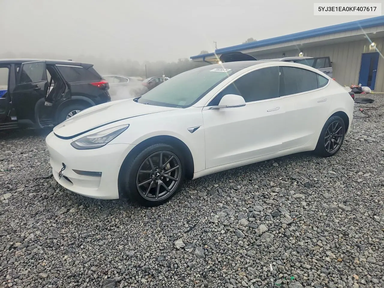 TESLA MODEL 3 2019, VIN 5YJ3E1EA0KF407617