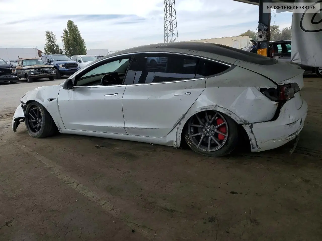 2019 TESLA MODEL 3 VIN 5YJ3E1EB6KF388175 — фото 2
