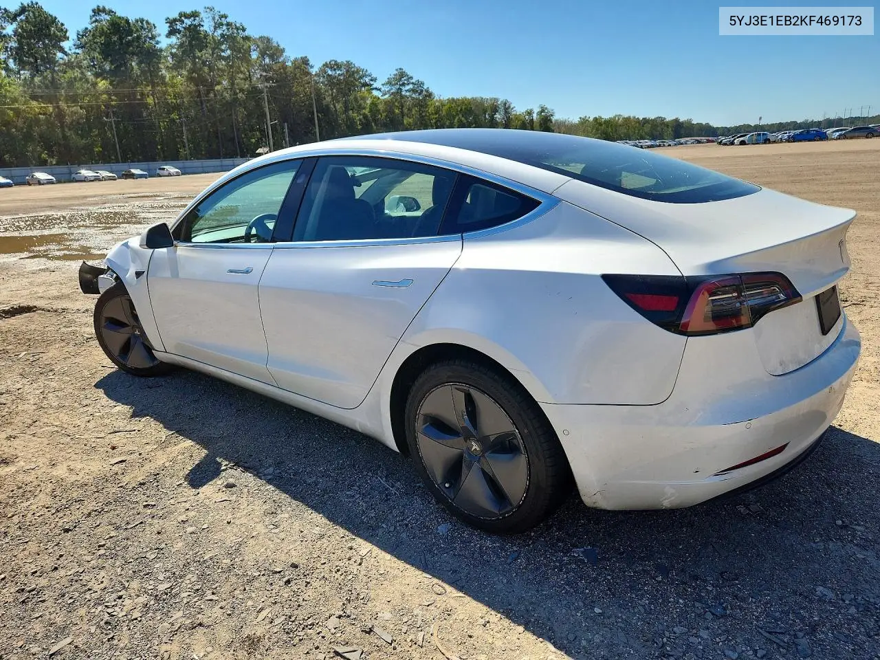 2019 TESLA MODEL 3 VIN 5YJ3E1EB2KF469173 — фото 2
