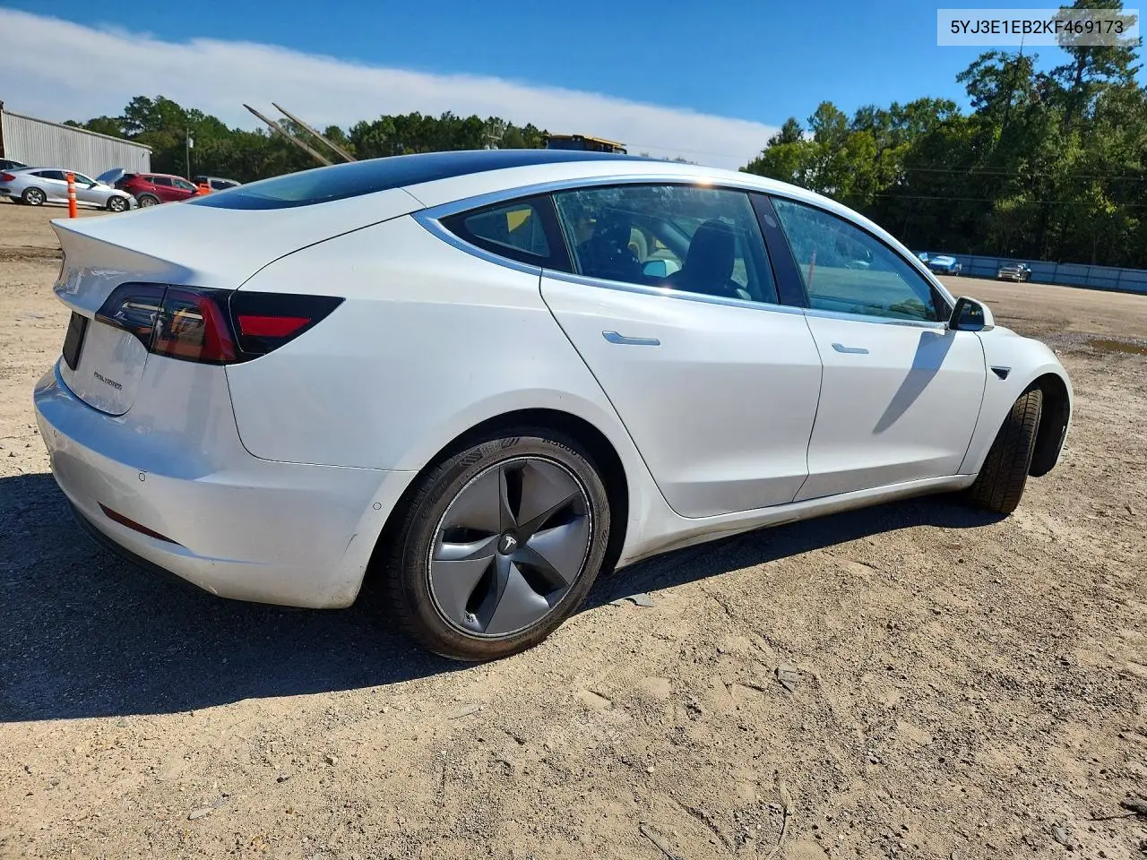 2019 TESLA MODEL 3 VIN 5YJ3E1EB2KF469173 — фото 3
