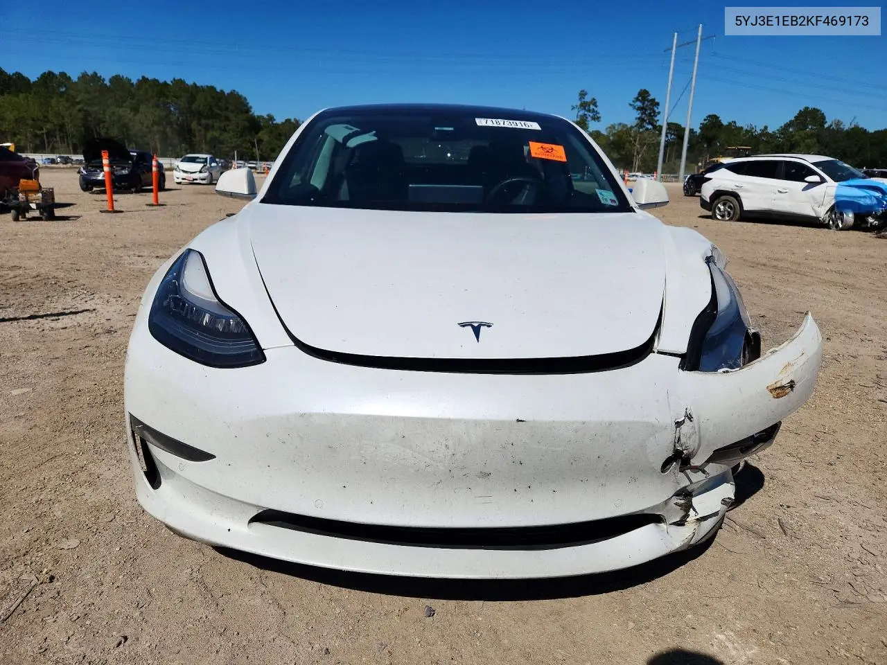 2019 TESLA MODEL 3 VIN 5YJ3E1EB2KF469173 — фото 5