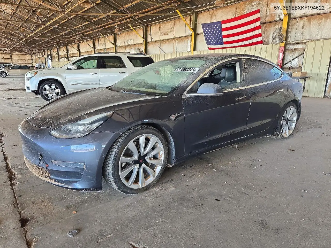 TESLA MODEL 3 2019, VIN 5YJ3E1EBXKF194622