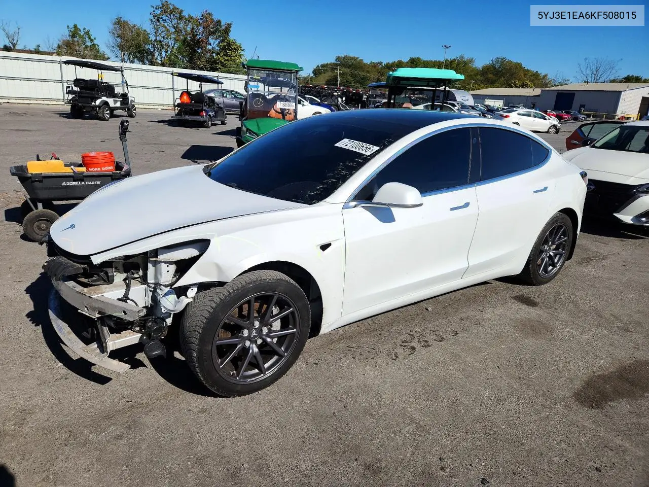 TESLA MODEL 3 2019, VIN 5YJ3E1EA6KF508015