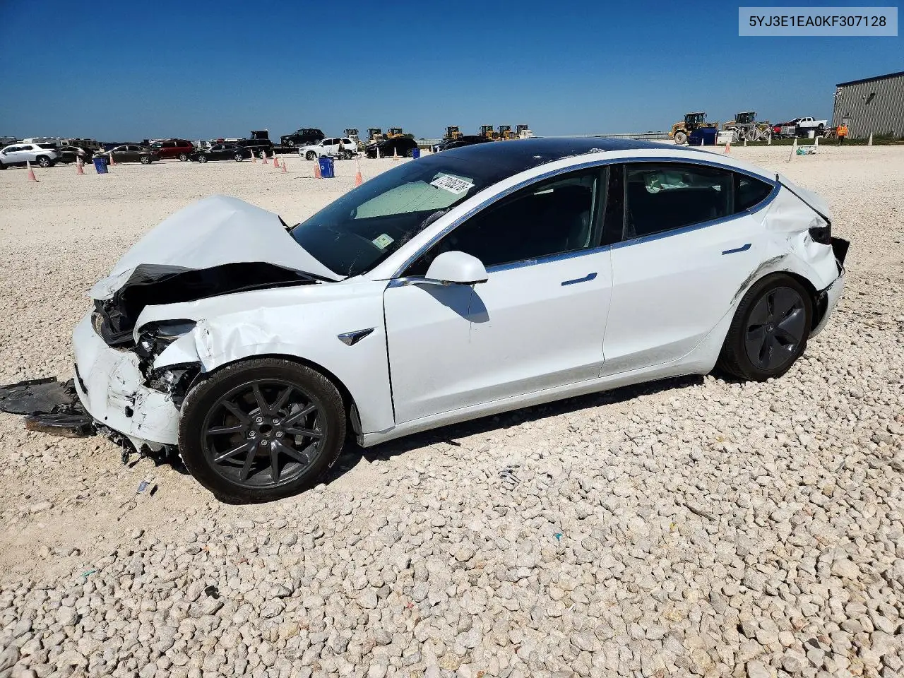 TESLA MODEL 3 2019, VIN 5YJ3E1EA0KF307128
