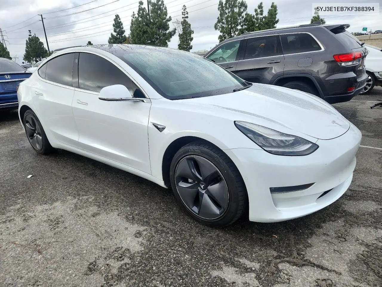 2019 TESLA MODEL 3 VIN 5YJ3E1EB7KF388394 — фото 4
