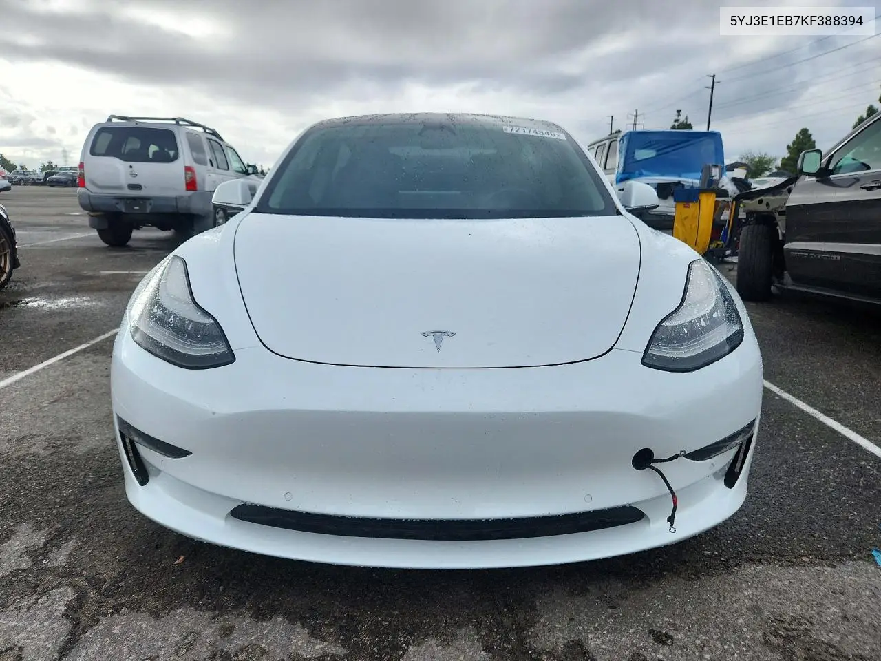 2019 TESLA MODEL 3 VIN 5YJ3E1EB7KF388394 — фото 5