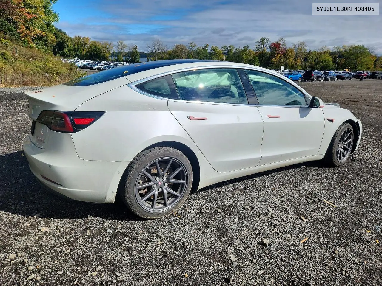 2019 TESLA MODEL 3 VIN 5YJ3E1EB0KF408405 — фото 3