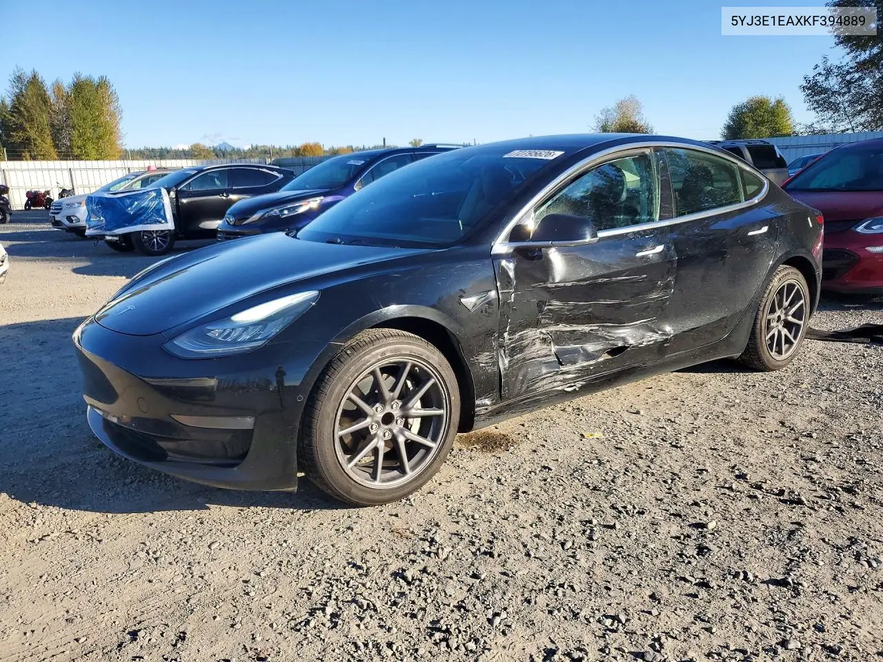 TESLA MODEL 3 2019, VIN 5YJ3E1EAXKF394889
