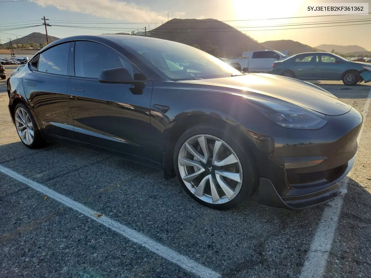 2019 TESLA MODEL 3 VIN 5YJ3E1EB2KF361362 — фото 4