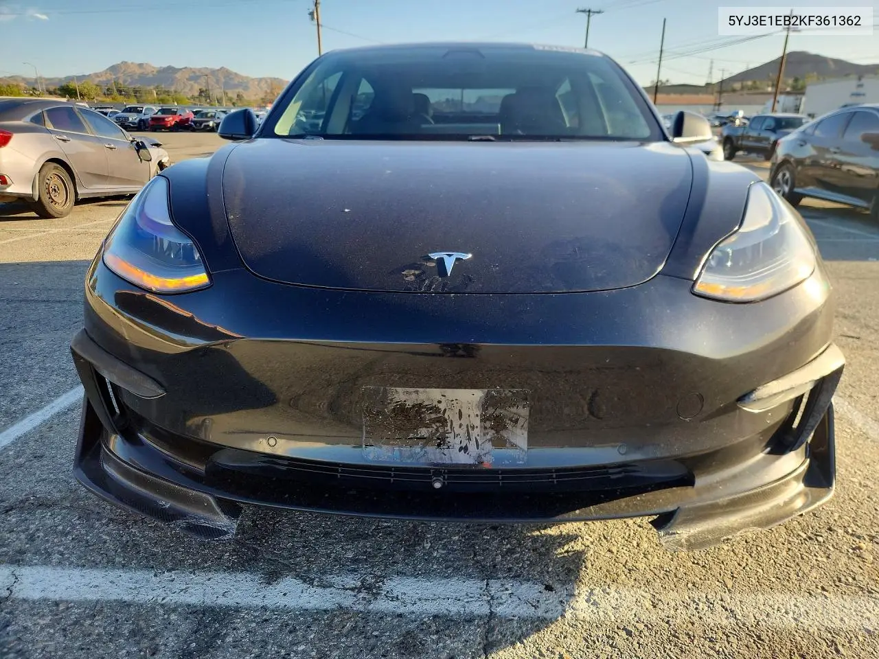 2019 TESLA MODEL 3 VIN 5YJ3E1EB2KF361362 — фото 5