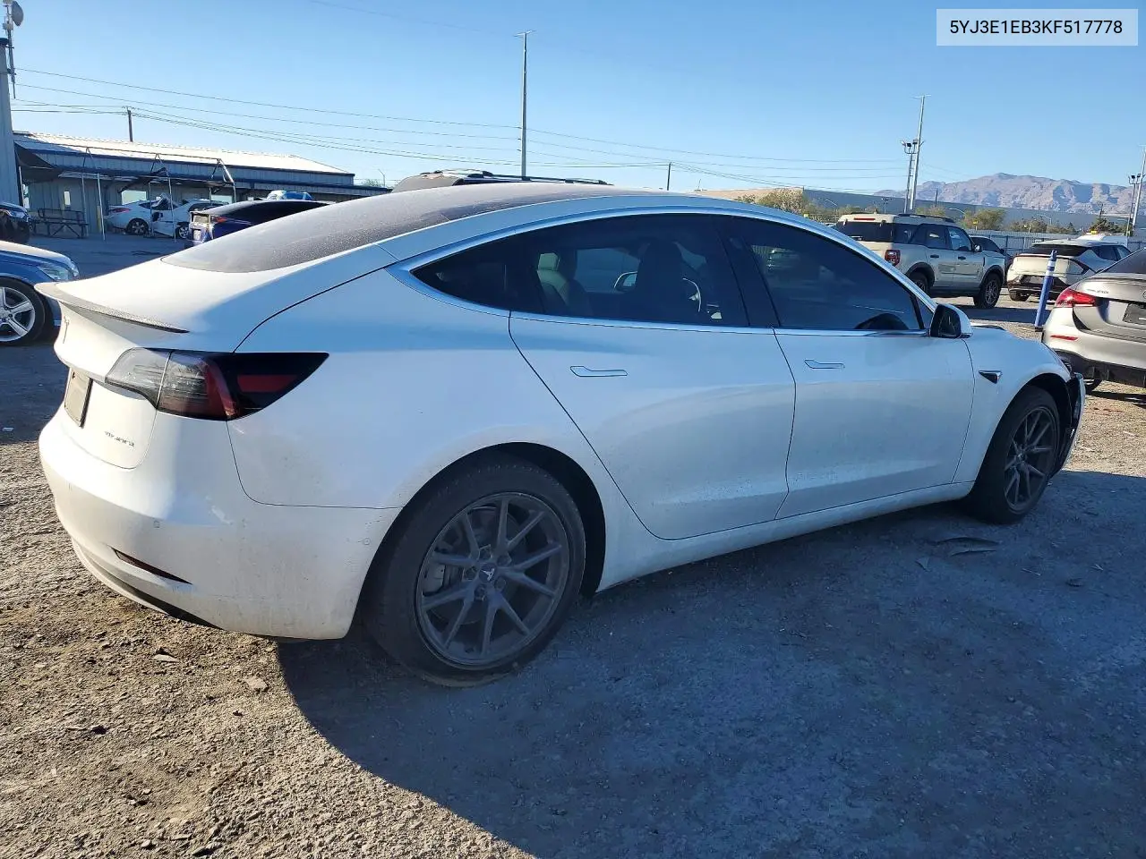 2019 TESLA MODEL 3 VIN 5YJ3E1EB3KF517778 — фото 3